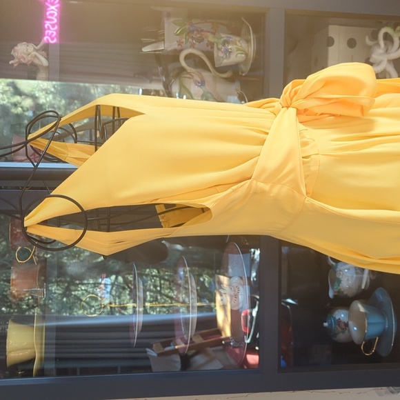 Butter yellow dress - Picture 4 of 9